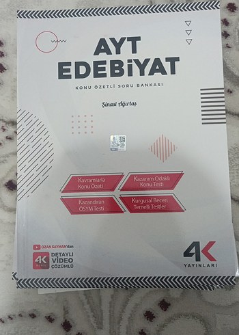AYT Edebiyat Konu Özetli Soru Bankası