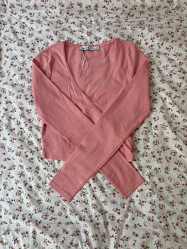 bershka pembe bluz