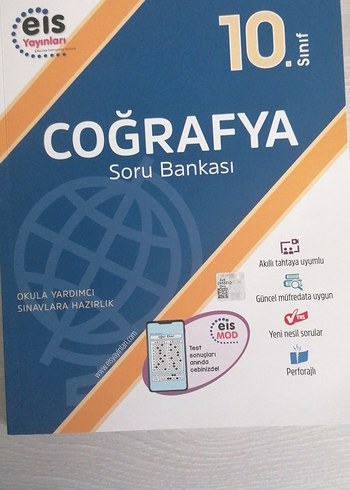 10. Sınıf Coğrafya Soru Bankası - EİS Yayınları