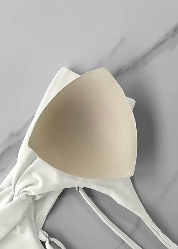 Beyaz spor bra - Görsel 5