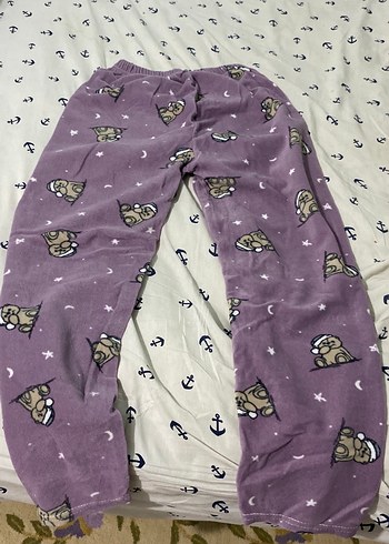 Mor Bebek Baskılı Hamile Pijama Altı