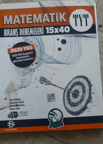 2020 YKS TYT Matematik Branş Denemeleri 15x40