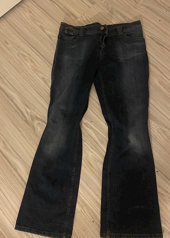 Bershka İspanyol Paca Jean Vintage