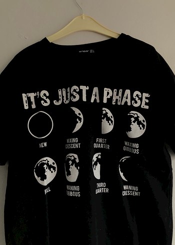 Diğer Siyah Baskılı Oversize Punk Tişört