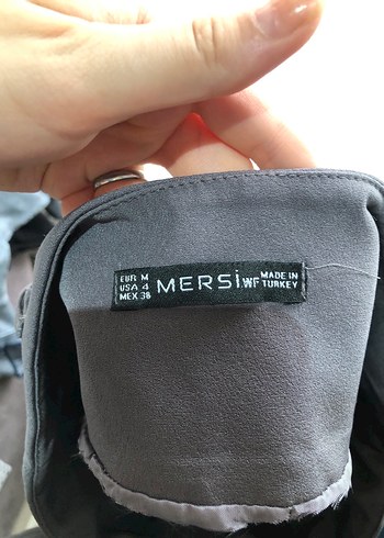 m Beden Gri Pileli Kısa Etek