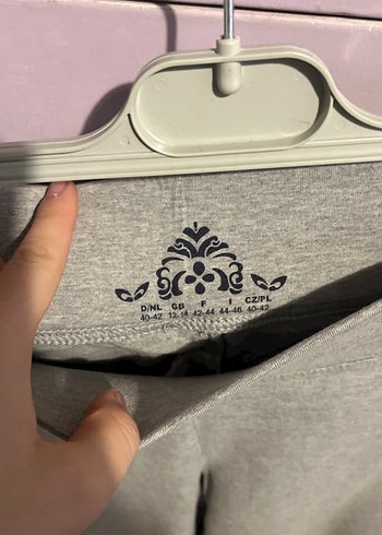 Gri Kadın Salaş Eşofman Altı - Görsel 3