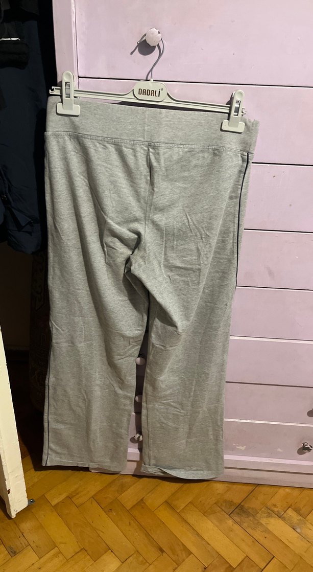 Gri Kadın Salaş Eşofman Altı - Görsel 4