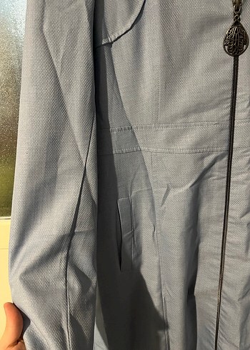 Gri Uzun Kadın Feraceli - Görsel 3