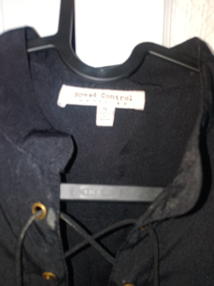 Siyah Kemerli Midi Goth Elbise - Görsel 3