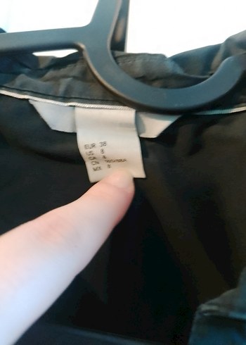 Siyah Keten Uzun Kollu Gömlek - Görsel 3