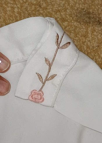 Diğer Nakışlı Bej Kadın Uzun Elbise