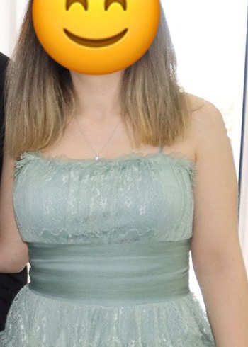 Straplez Midi Vintage Parti Elbisesi