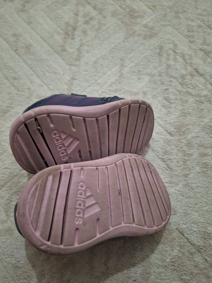 Kız Çocuk Lacivert Cırt Cırtlı Spor Ayakkabı - Görsel 3