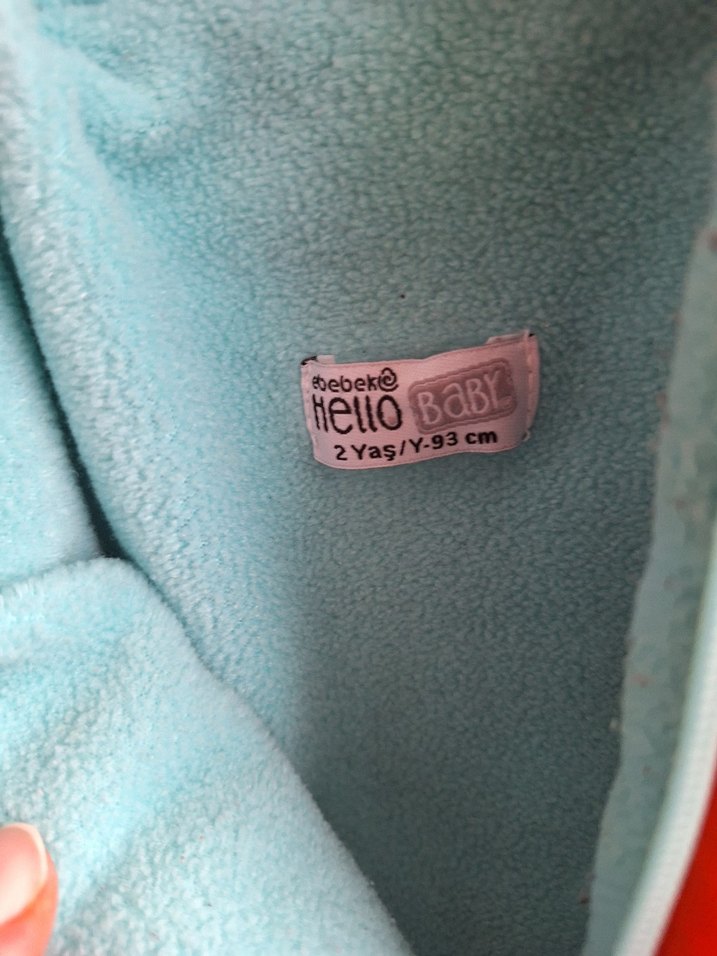 Turuncu Kapüşonlu Erkek Çocuk Mont - Görsel 4