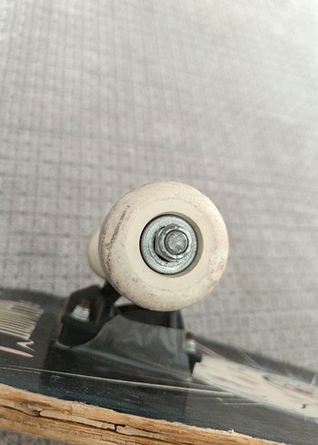 Grunge Punk Desenli Gri Kaykay - Görsel 7