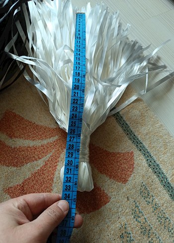 Siyah ve Beyaz El Yapımı Süs Objeleri - Görsel 5