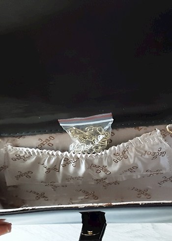 Diğer Siyah süet clutch çanta