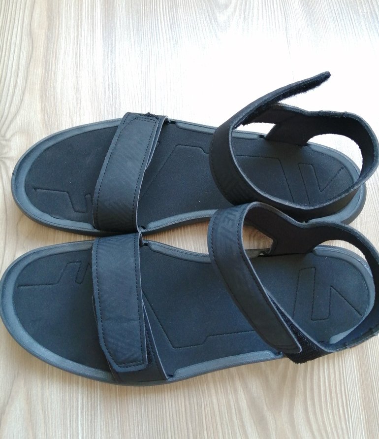 Quechua Erkek Spor Sandalet Siyah Gri - Görsel 3