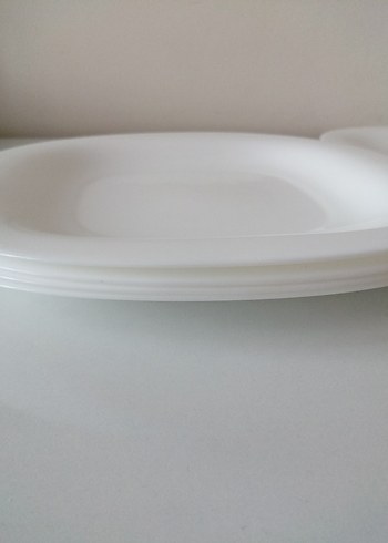 5 adet Cam servis tabağı - Görsel 2