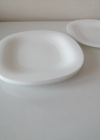 5 adet Cam servis tabağı - Görsel 5