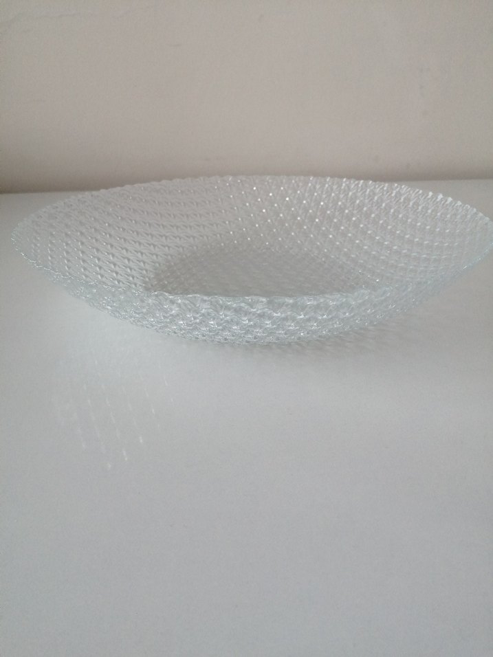 Büyük cam servis tabağı - Görsel 3