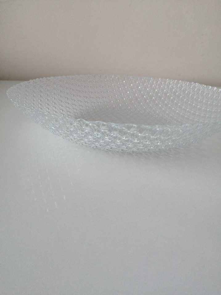 Büyük cam servis tabağı - Görsel 2