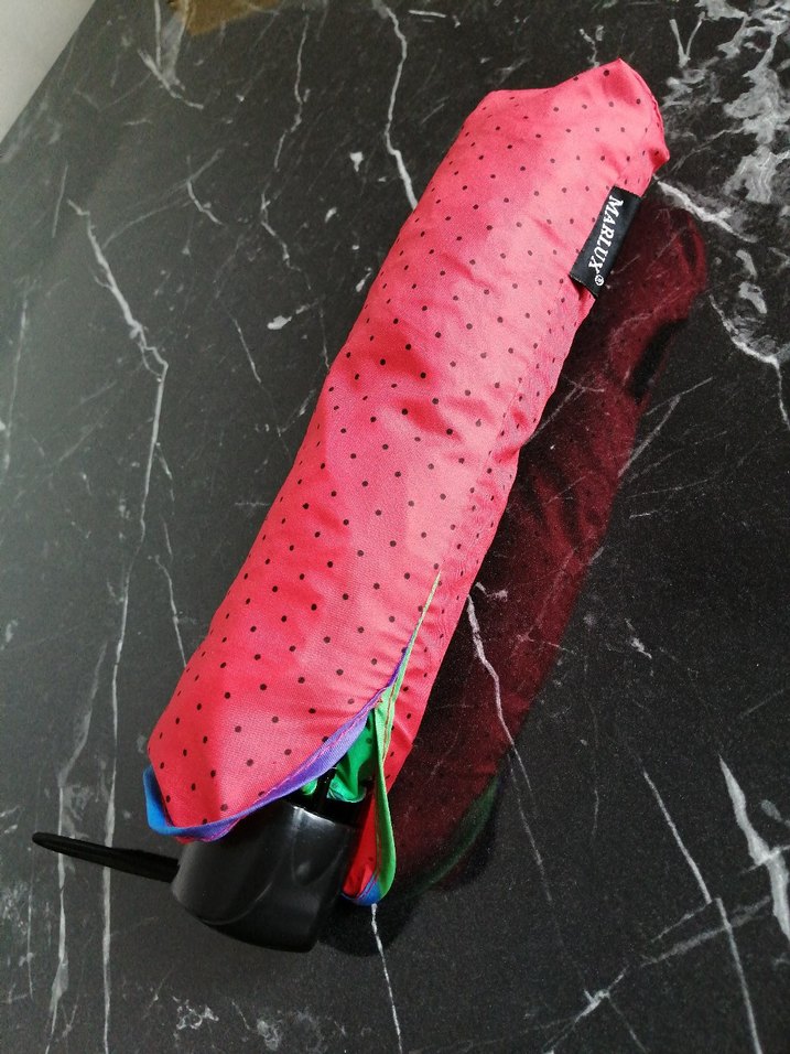 Renkli Pileli Kadın Şemsiye - Görsel 5