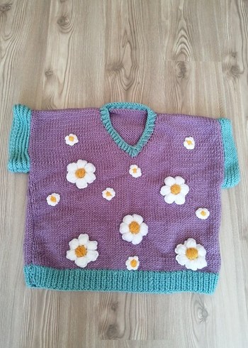 Tasarımcı El Orgusu Yun Suveter