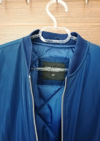 l Beden Saks mavisi bomber Ceket