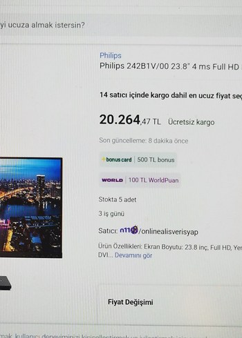 Philips 24inç Kameralı Işık Sensörlü Yükseklik Ayarlı Monitör - Görsel 11