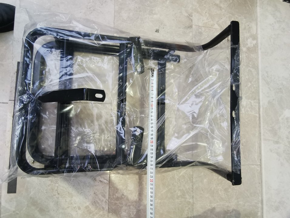 Sıfır Kızaklı Motorsiklet Büyük Boy Çanta Demiri - Görsel 4