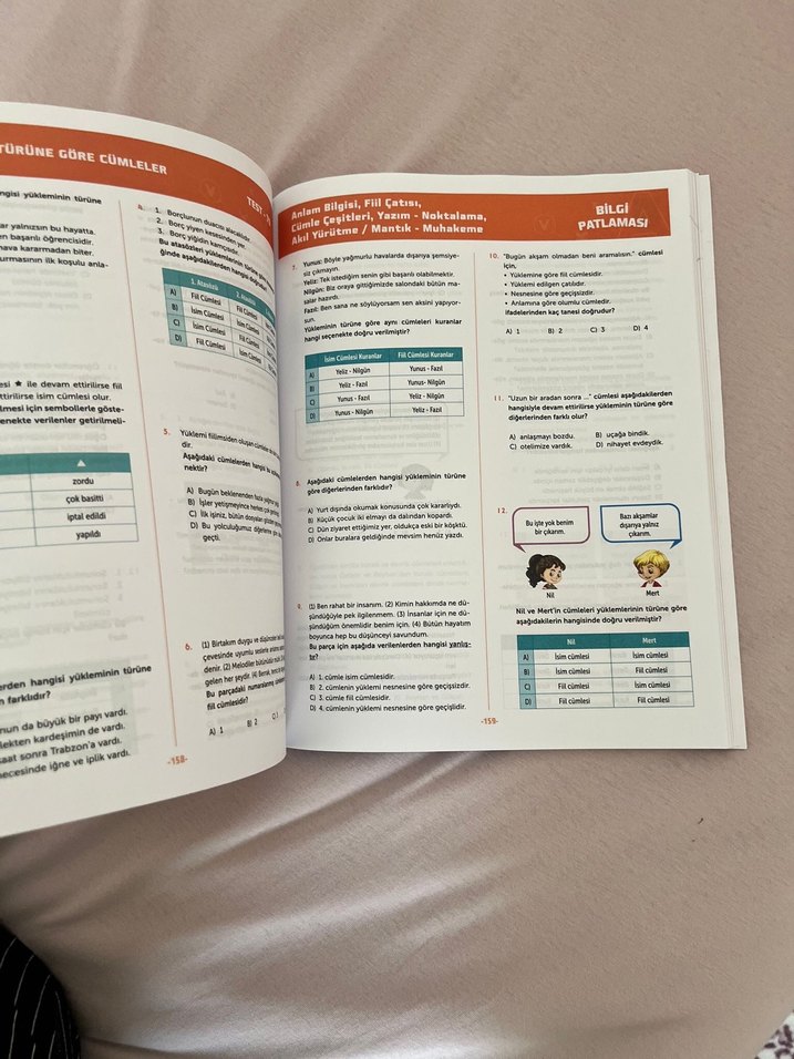 8. Sınıf Türkçe Soru Bankası ünlü - Görsel 2