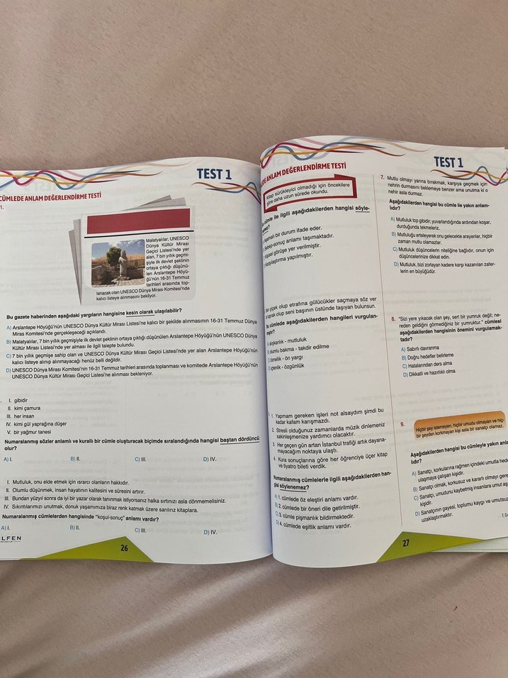 7.sınıf bilfen türkçe - Görsel 2