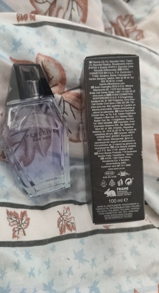 Avon Perceive For Men Gri Erkek Parfümü 100ml - Görsel 2