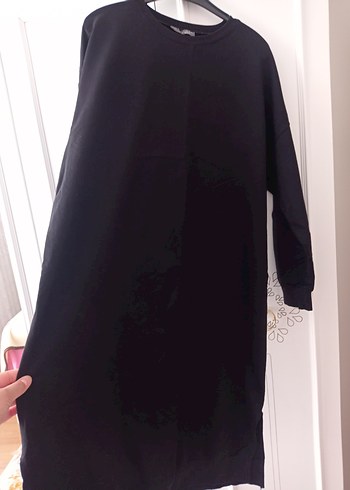 MYCey Siyah Uzun Kollu Salaş sweatshirt