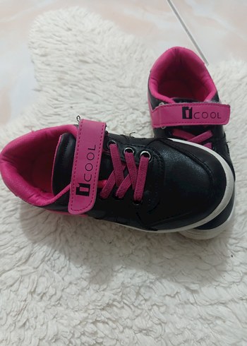 Kız Çocuk Renkli Velcro Spor Ayakkabı - Görsel 3