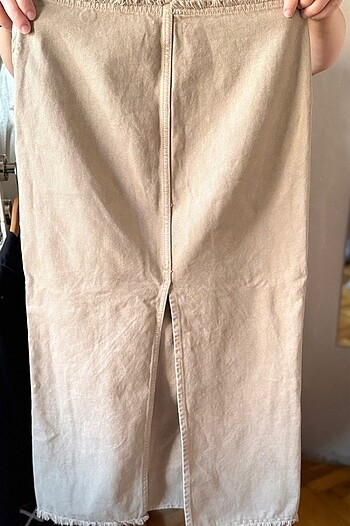 Pull and Bear Midi etek arkası yırtmaçlı