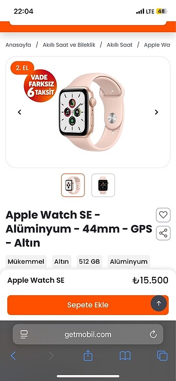 Apple watch se 44mm