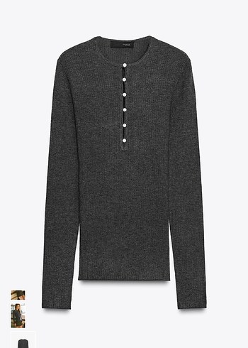 Düğmeli orj zara bluz - Görsel 2