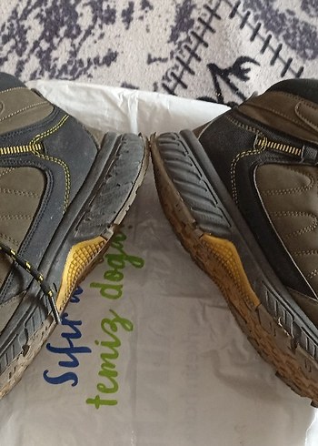 Su geçirmez 40 numara Erkek Kahverengi Gri Street Wear Bot - Görsel 5