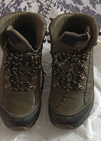 Su geçirmez 40 numara Erkek Kahverengi Gri Street Wear Bot - Görsel 3