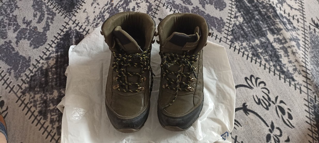 Su geçirmez 40 numara Erkek Kahverengi Gri Street Wear Bot - Görsel 3