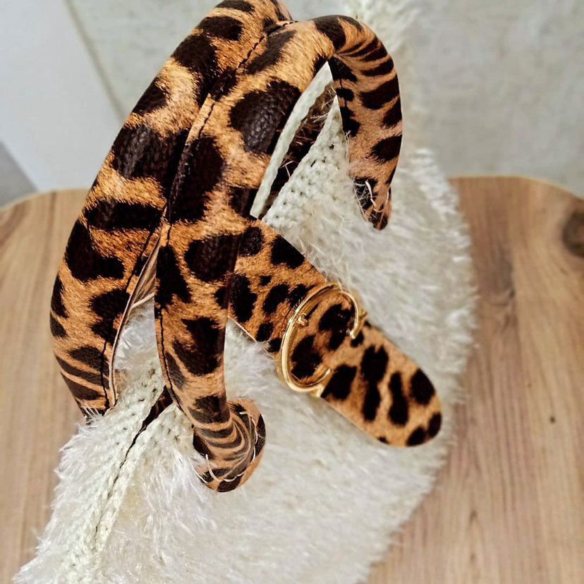 Leopar Desenli Kürklü Kadın Çanta - Görsel 2