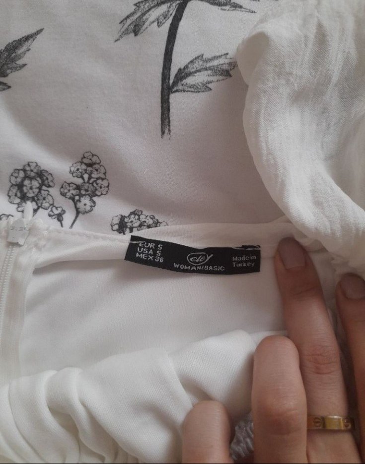 Beyaz  Mezuniyet elbisesi Straplez Midi Drapeli Kadın Elbise - Görsel 4