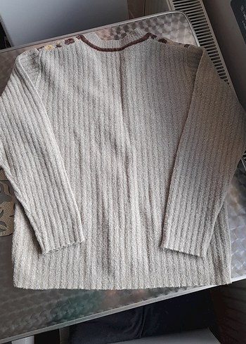 Gri Bohem Tarzı Örgü Erkek Hırka - Görsel 3