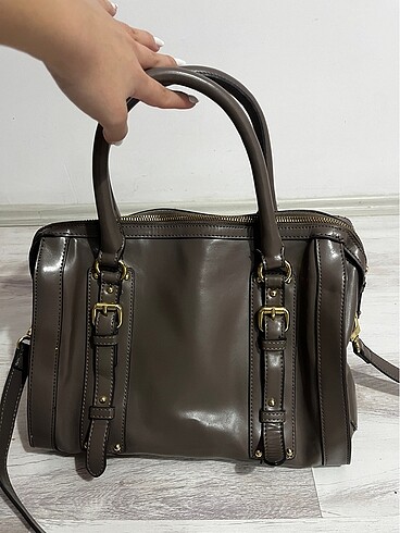 Beden camel Renk Nine west kol çantası