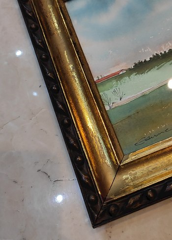  Beden ORİJİNAL SULU BOYA RESİM ÇALIŞMASI