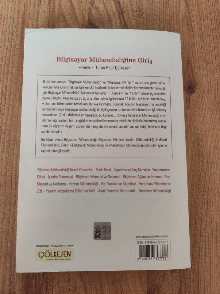 Bilgisayar Mühendisliğine Giriş Kitabı - Görsel 2