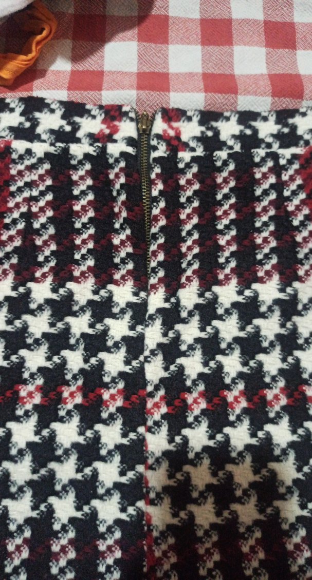 Erkek Ekose Desenli etek y2k vintage bohem - Görsel 4