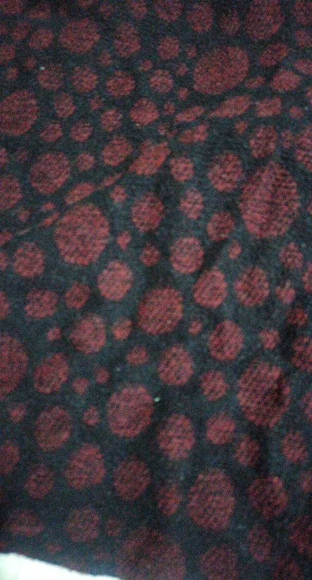 Bordo puantiyeli Mini Etek - Görsel 2